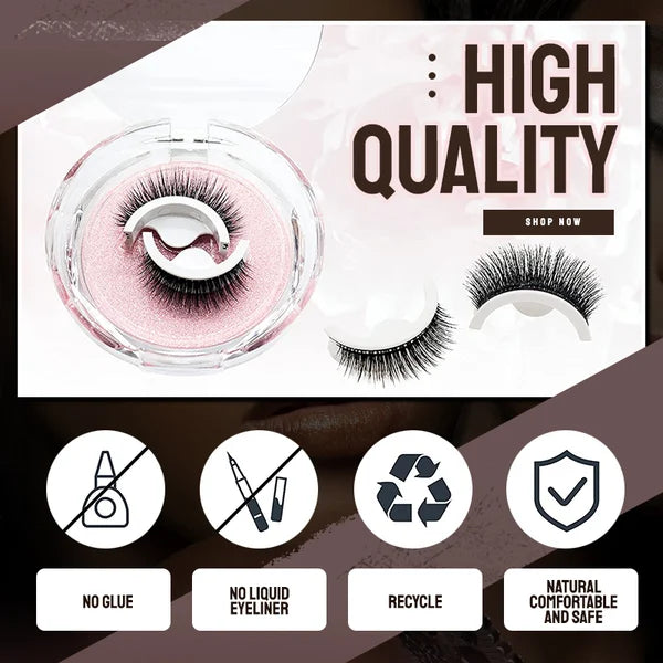 🥳In Vorbereitung auf die Feiertage-Wiederverwendbare Selbstklebende Wimpern
