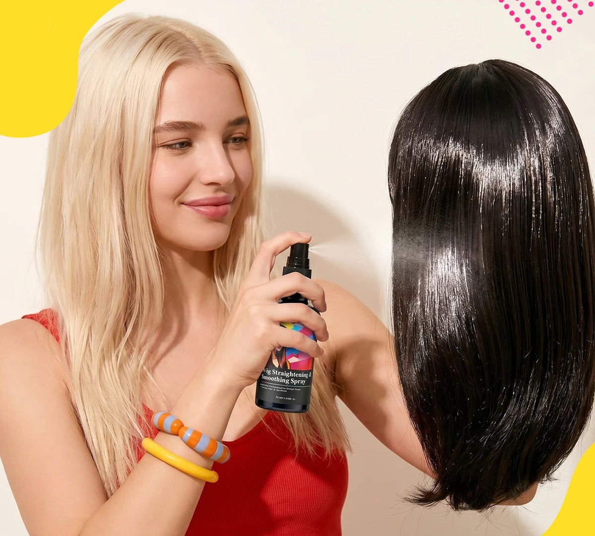 Wig Straightening & Smoothing Spray💦