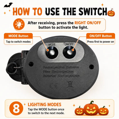 🎃 49% OFF 🎃 Pumpkin Solar Stake Lights – Halloween Outdoor Yard Decor 🦇