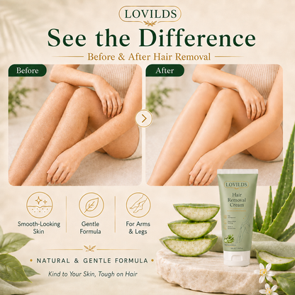 Pureviora Painless Depilatory Cream – No Razor Bumps, No Harsh Odor