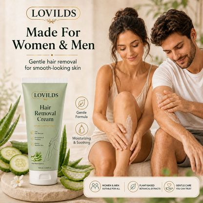 Pureviora Painless Depilatory Cream – No Razor Bumps, No Harsh Odor
