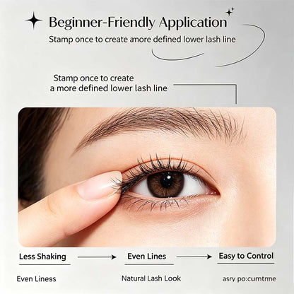 Reusable Lower Eyelash Stamps Kit