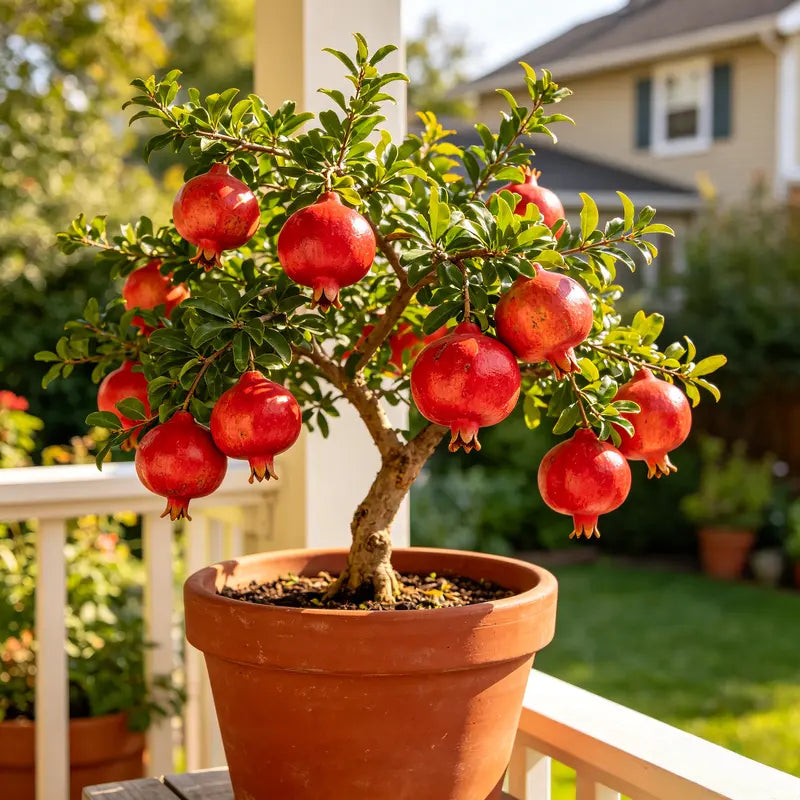 🔥Heirloom Non-GMO Red-Skin Soft-Seed Sweet Pomegranate Seeds