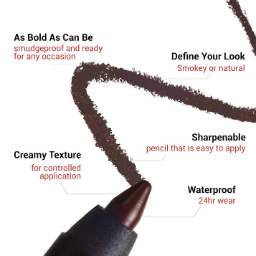 🌟24 HR Waterproof Eyeliner Duo Sharpenable Eye Pencil💦