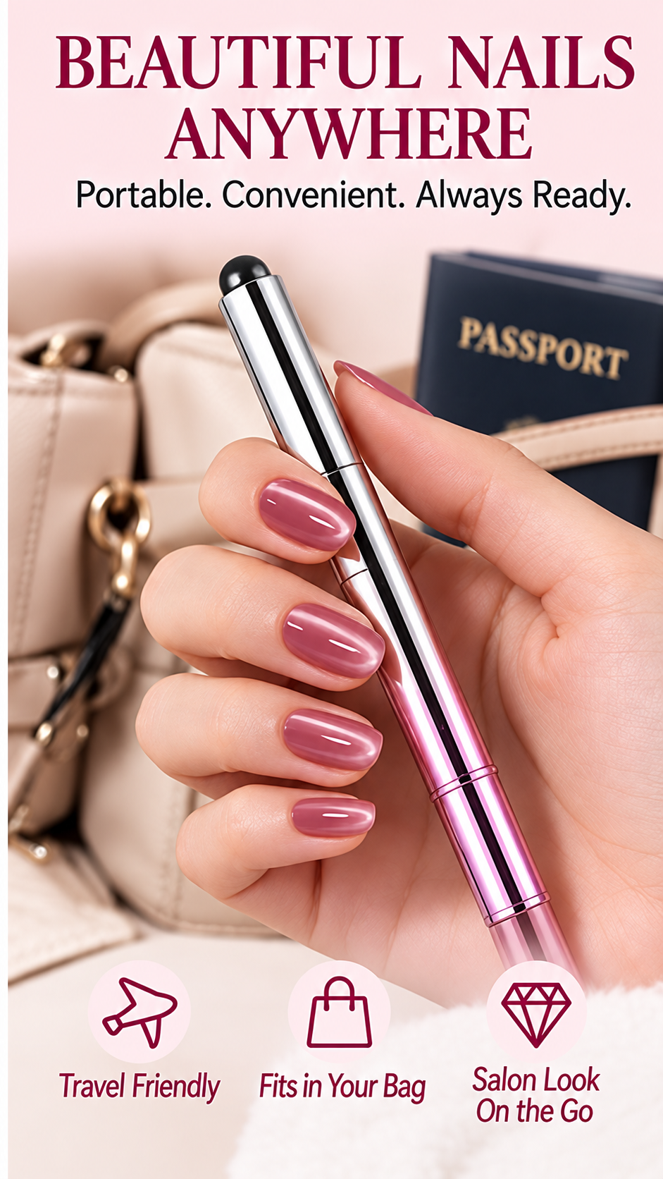 6-in-1 Magnetic Cat Eye Gel Nail Pen –✨ MAGNETIC MAGIC AT YOUR FINGERTIPS 💅