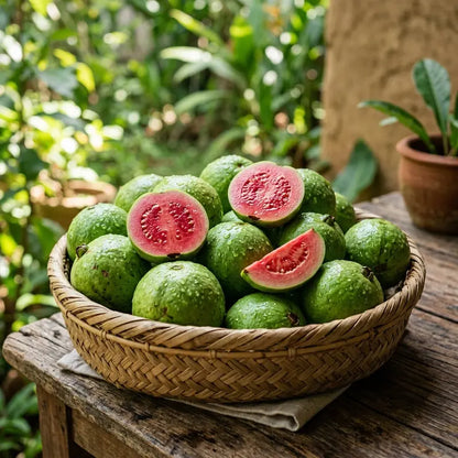 🔥 10K+ SOLD! Tropical Red Guava Seeds