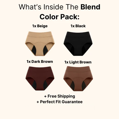 💖🌻Last Day 50% OFF|PUREVIORA 100% Leak-Proof Underwear 4-pack