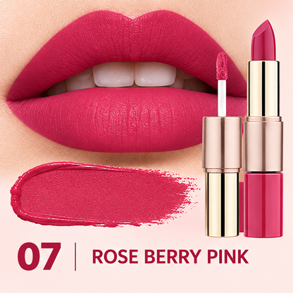 💄✨ Dual-Ended Lipstick – Velvet Liquid Lip Cream & Creamy Bullet ☁️