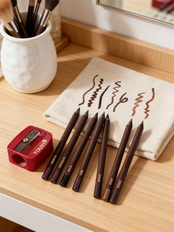 🌟24 HR Waterproof Eyeliner Duo Sharpenable Eye Pencil💦