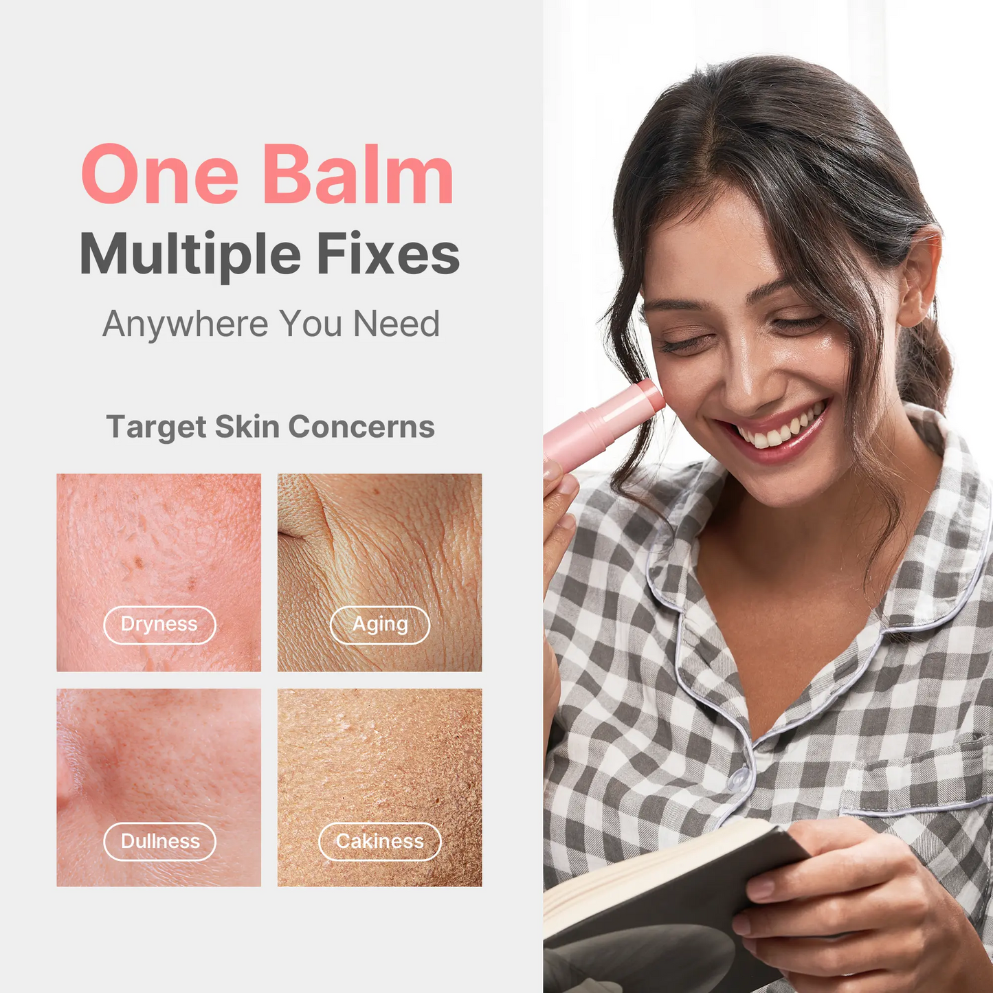 🔥Last Day Buy 1 Get 1 Free🎁Pureviora Wrinkle Bounce Multi Balm Stick