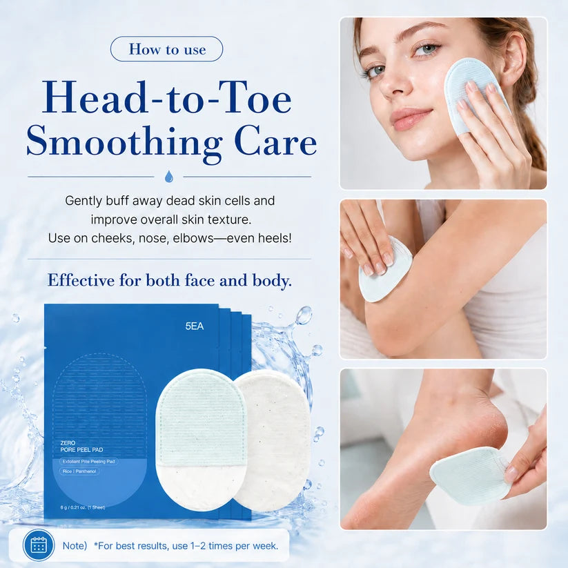 🔥 Pureviora Body Exfoliating Scrub Pads For Bumpy Flaky Skin 5 Pack