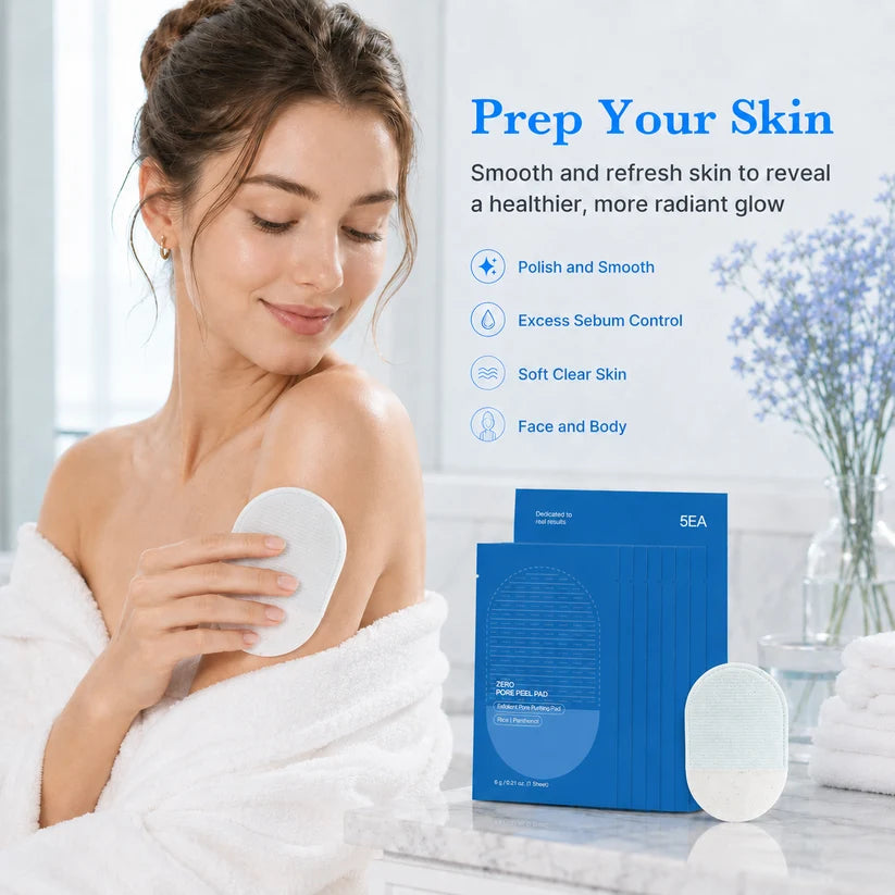 🔥 Pureviora Body Exfoliating Scrub Pads For Bumpy Flaky Skin 5 Pack