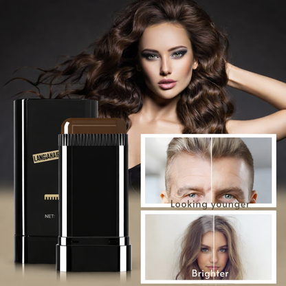 Pureviora Temporary Hair Touch-Up Stick, Instantly Conceal White Hair for Senior Men & Women