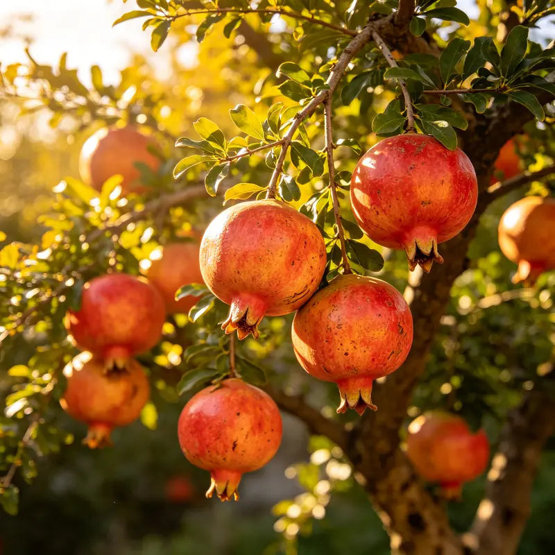🔥Heirloom Non-GMO Red-Skin Soft-Seed Sweet Pomegranate Seeds