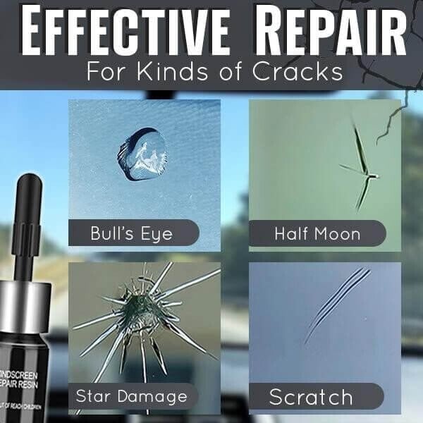 🔥LIMITED SALE - 50% off🔥Cracks Gone Glass Repair Kit