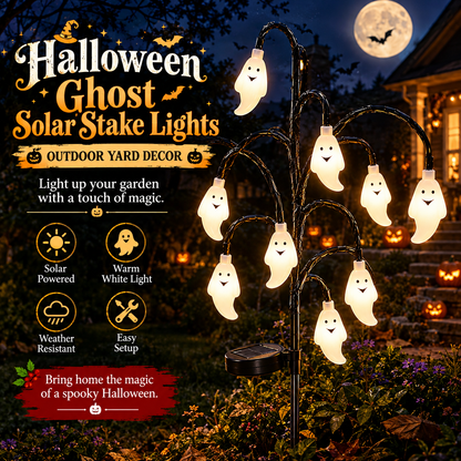 🎃 49% OFF 🎃 Pumpkin Solar Stake Lights – Halloween Outdoor Yard Decor 🦇