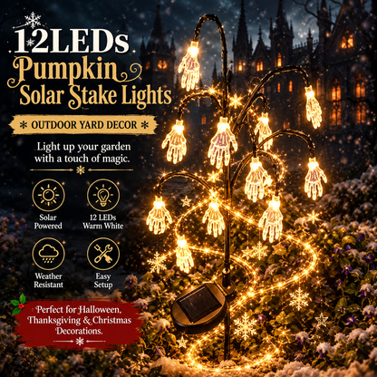 🎃 49% OFF 🎃 Pumpkin Solar Stake Lights – Halloween Outdoor Yard Decor 🦇