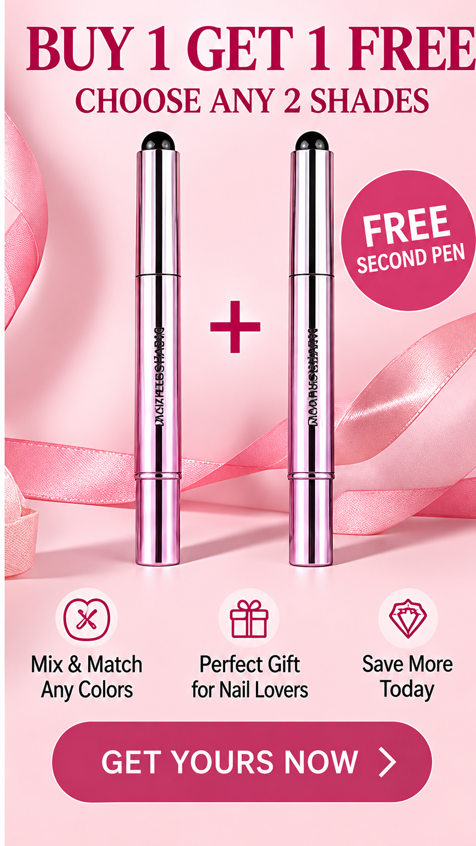 6-in-1 Magnetic Cat Eye Gel Nail Pen –✨ MAGNETIC MAGIC AT YOUR FINGERTIPS 💅