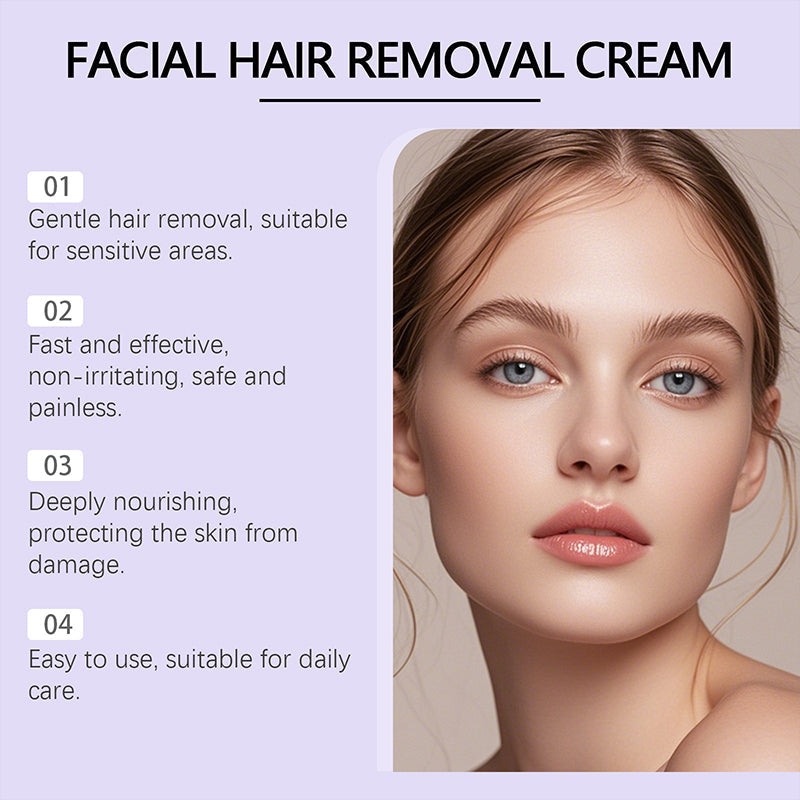 Gentle and Painless Hair Removal Cream – Smooth, Soft Skin Without Irritation ✨