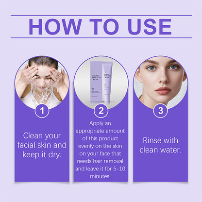 Gentle and Painless Hair Removal Cream – Smooth, Soft Skin Without Irritation ✨