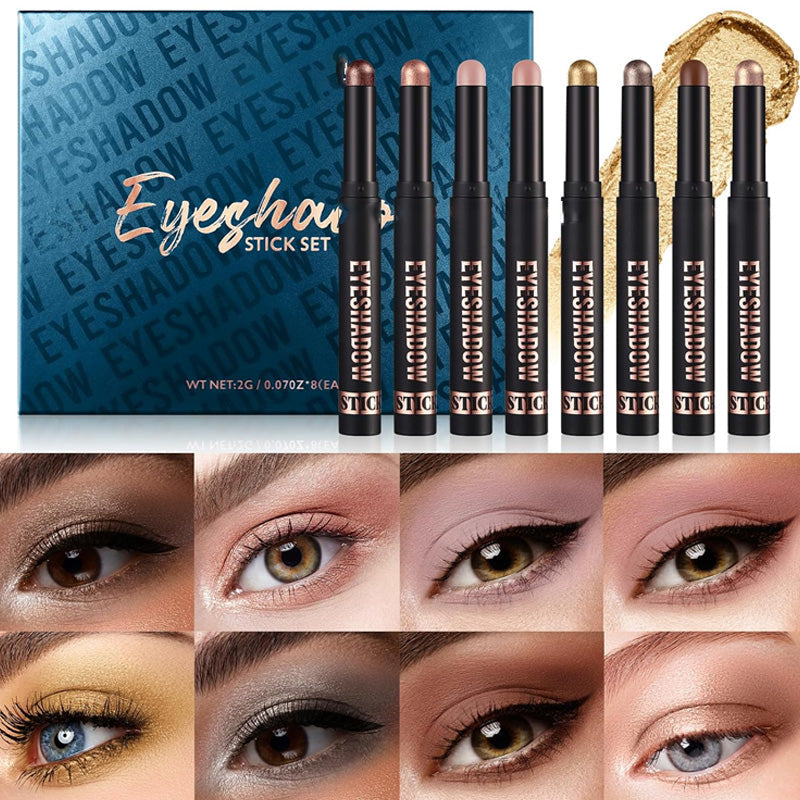 🎅 TODAY ONLY - 50% OFF FOR 8 PIECES!! 🎄 OVER 50,000 SOLD! 🎁✨ 8-Color Glitter Eyeshadow Stick