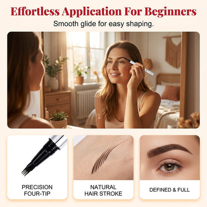 Dual-Ended Waterproof Microblading Eyebrow Pencil