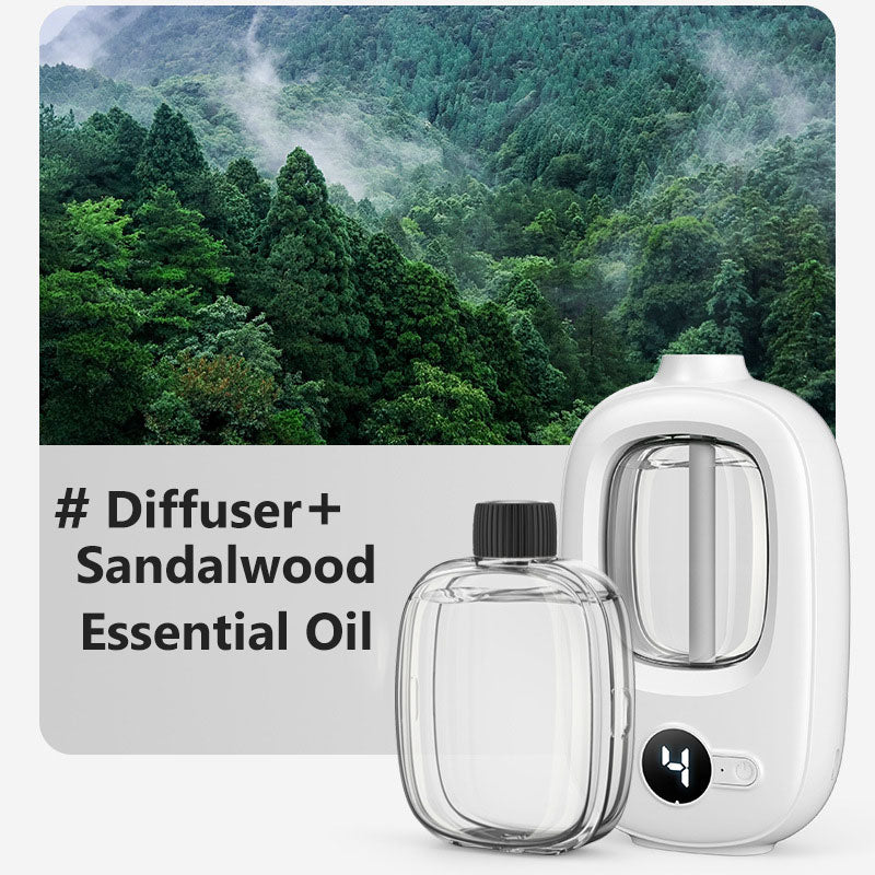 🌿 Automatic Aromatherapy Diffuser – 4-Level Scent Sprayer with Timer, USB-Powered